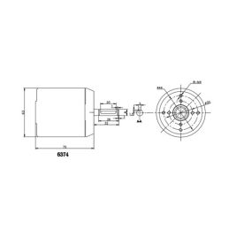 Moteur XQ 6374 170KV Motor