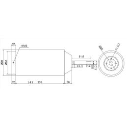 Moteur XQ70141 Moteur spécial pour propulseur