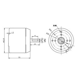 Moteur XQ6354 2450w